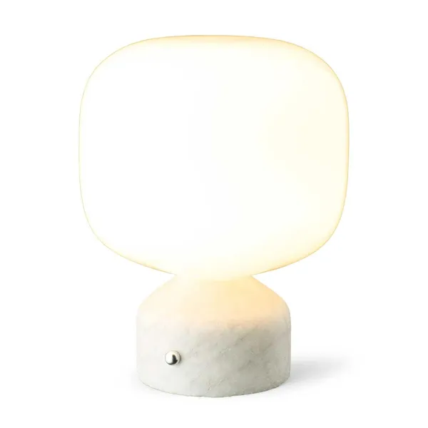 Meemo Tragbare Lampe Weiß Marmor