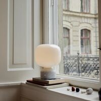 Meemo Tragbare Lampe Weiß Marmor