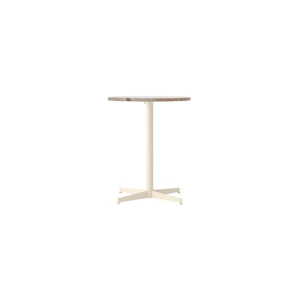 Mesa de Comedor Nook Ø60 Marfil/Kunis Breccia