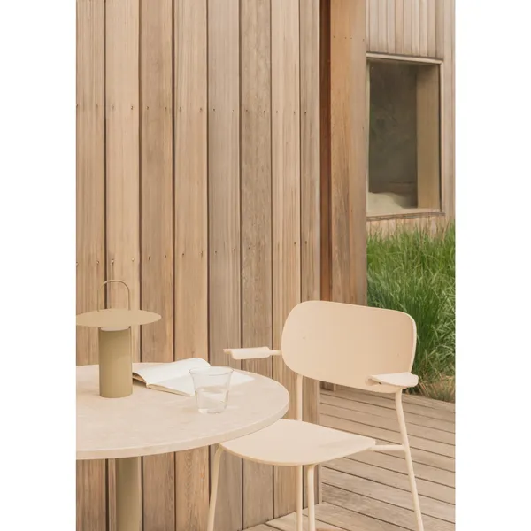 Nook Dining Table Ø60 Ivory/Kunis Breccia