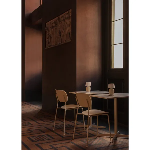 Nook Dining Table 70x60 Black/ Kunis Breccia