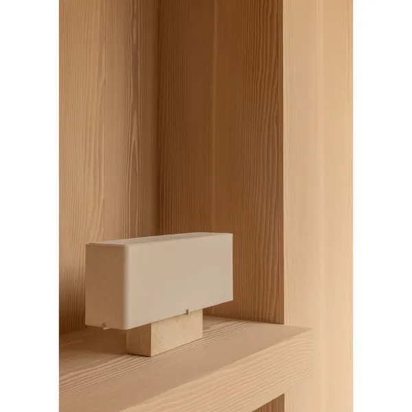 Nonna Table Lamp H30 Travertine/ Sand