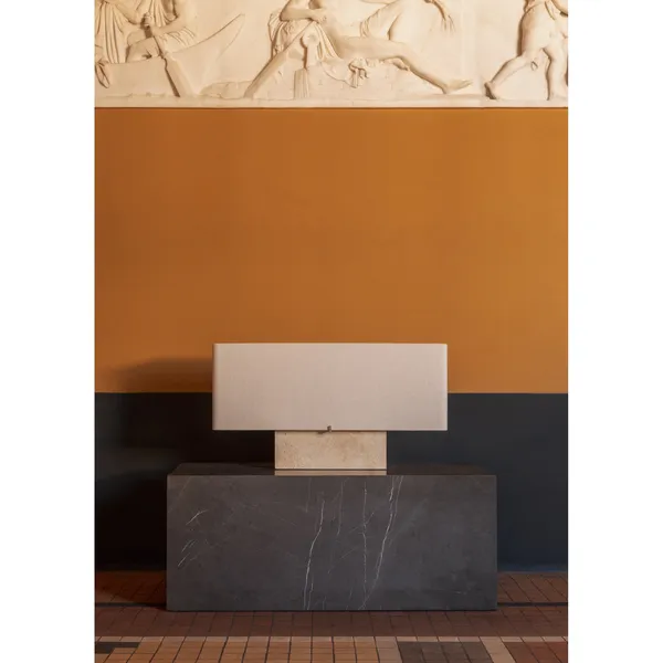 Nonna Table Lamp H30 Travertine/ Sand