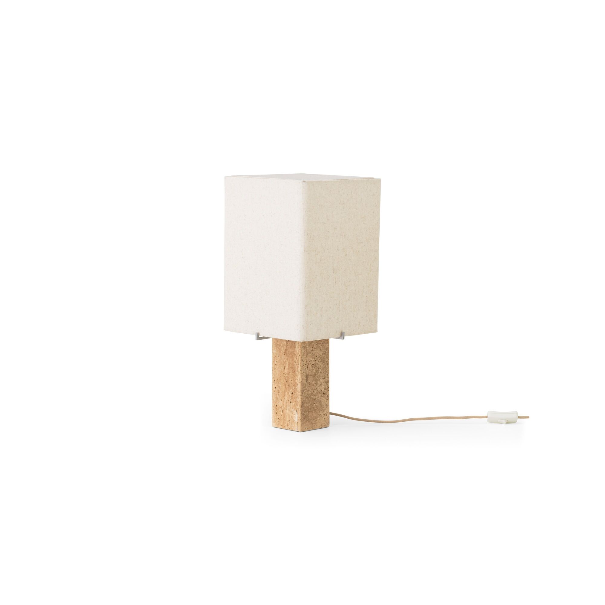 Nonna Bordslampa H49 Travertin/ Sandf&auml;rgad
