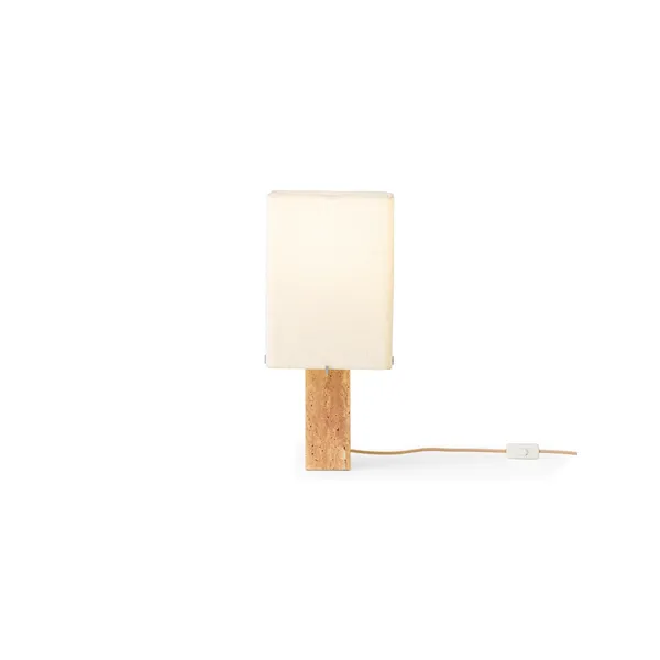 Nonna Table Lamp H49 Travertine/ Sand