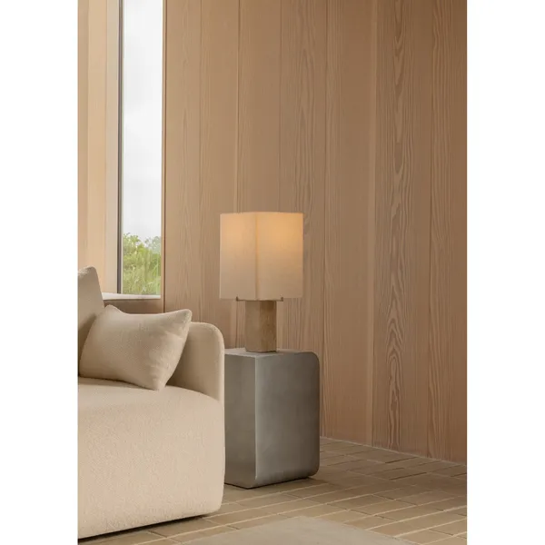 Nonna Table Lamp H49 Travertine/ Sand