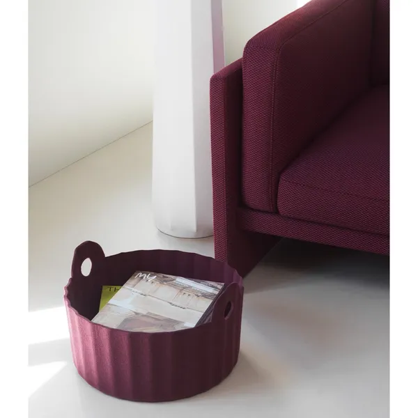 Colu Basket Burgundy