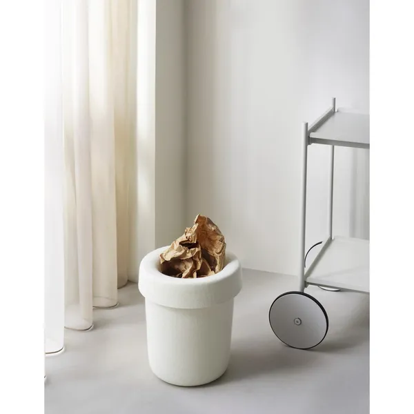 Hide Office Trash Can Cream