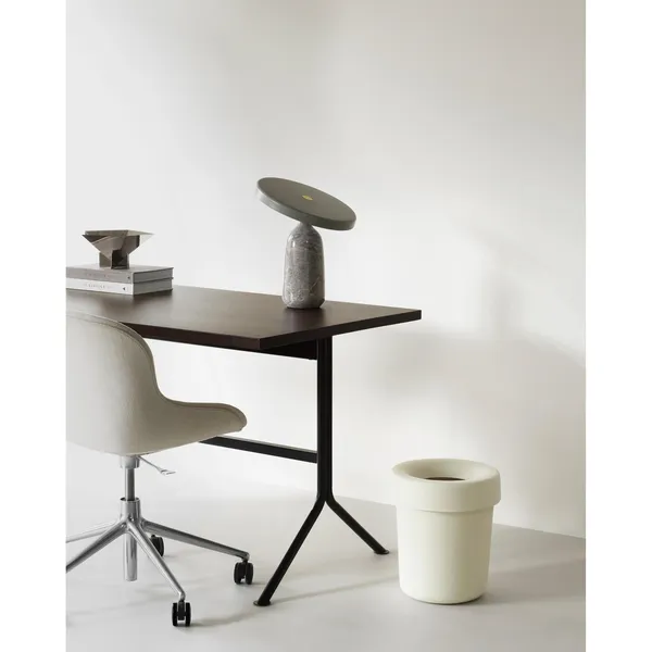 Hide Office Trash Can Cream