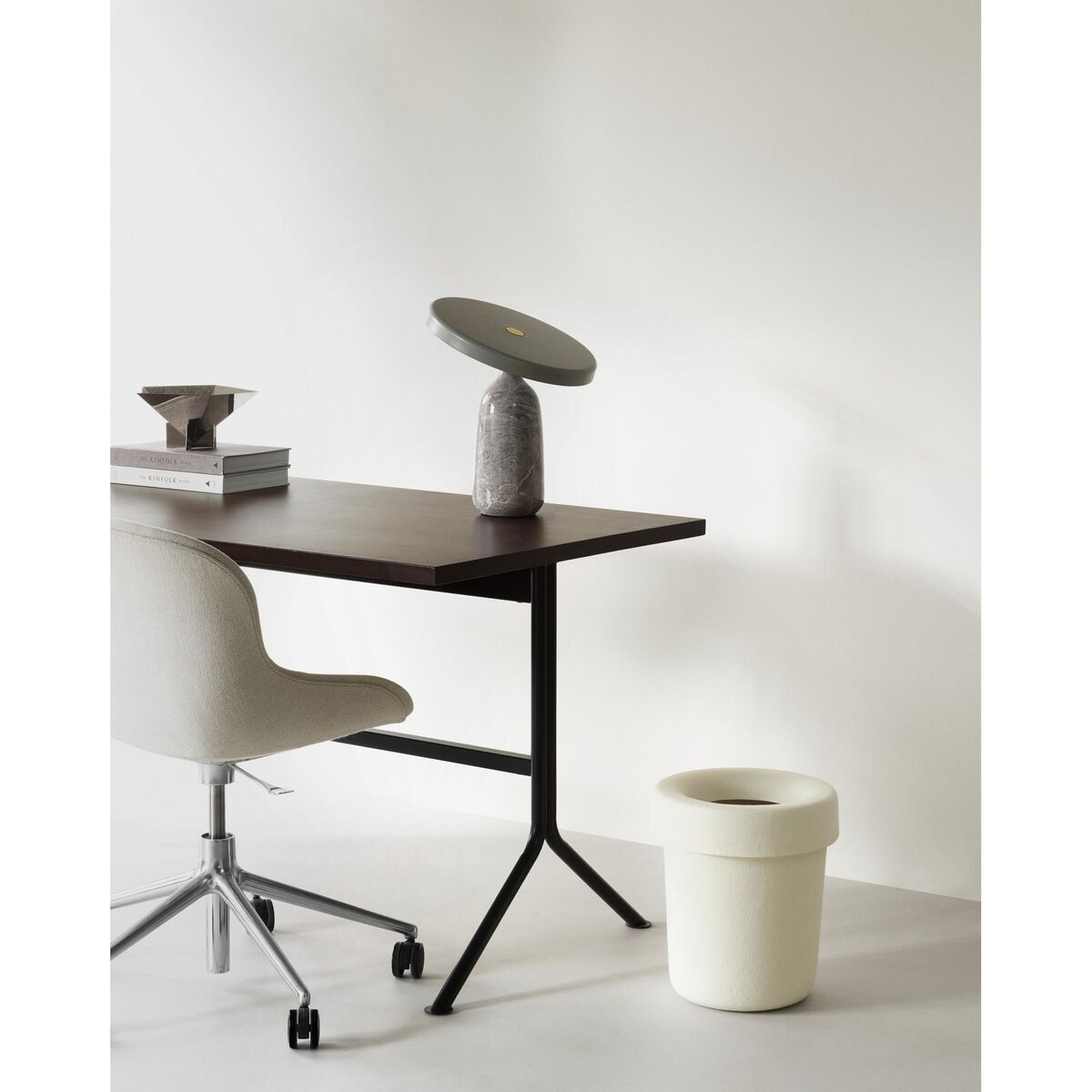 Hide Office Mülleimer Creme