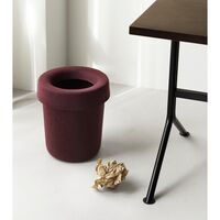 Poubelle de Bureau Hide Office de , Couleur Bordeaux