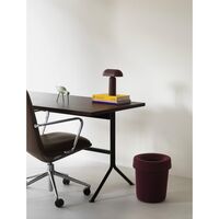 Poubelle de Bureau Hide Office de , Couleur Bordeaux