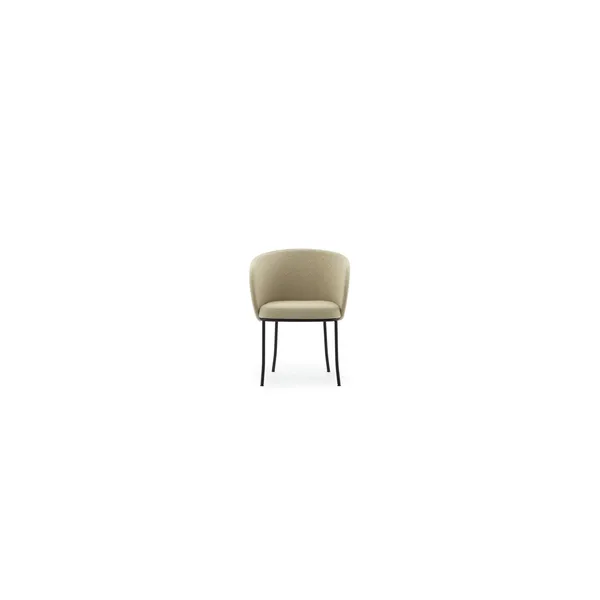 Knit Dining Chair Black/ Sand