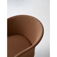 Knit Spisebordsstol Sort/Brandy
