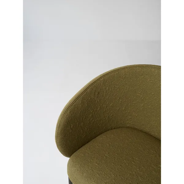 Knit Spisestol Sort/Oliven