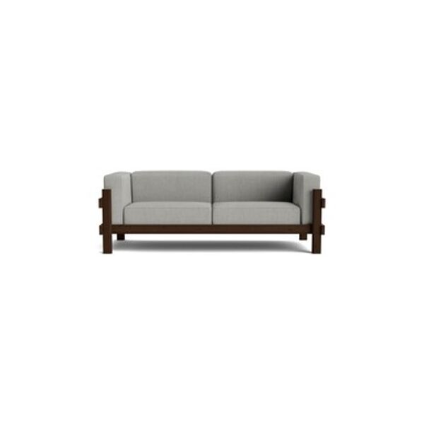 Kube 3-Sitzer Sofa Dunkelbraun/Remix 133