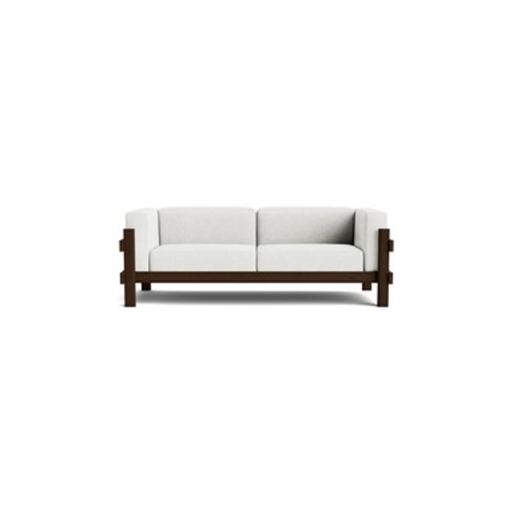 Kube 3-seters Sofa Mørkebrun/Hallingdal 110