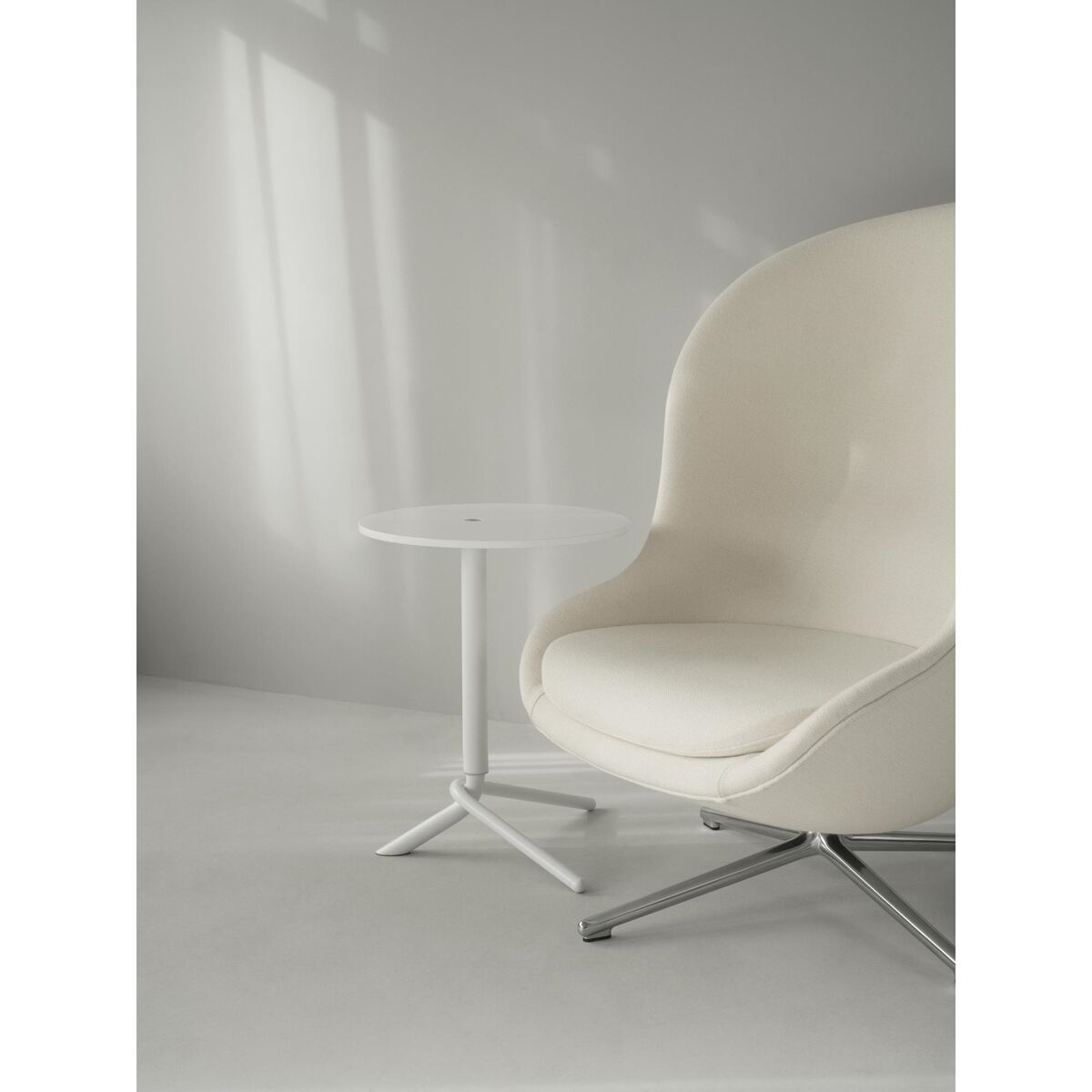 Table D'appoint Relevable Blanc