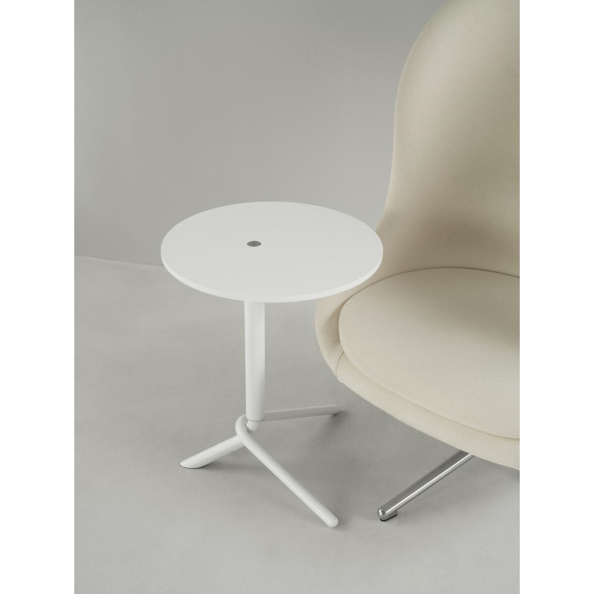 Table D'appoint Relevable Blanc