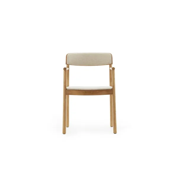 Timb Dining Chair With Armrests Upholstered Tan/Hallingdal 220