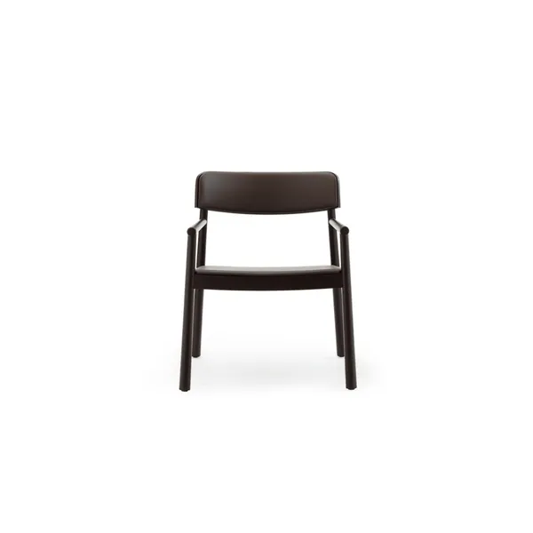 Timb Armchair Upholstered Brown/Chocolate Leather