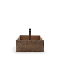 Toolbox Box Low Dark Stained Oak