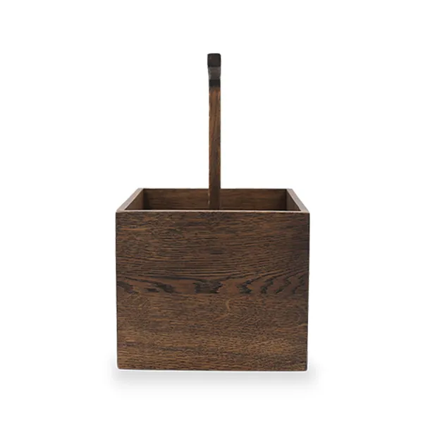Toolbox Box High Dark Stained Oak
