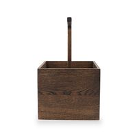Toolbox Box High Dark Stained Oak
