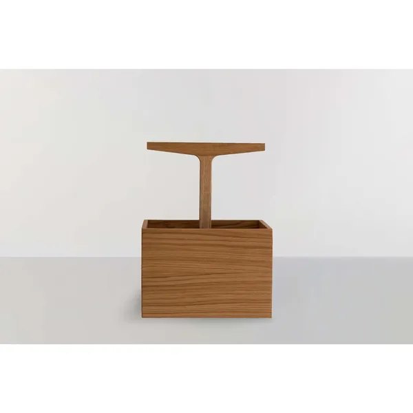 Toolbox Box High Dark Stained Oak