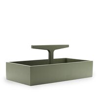 Toolbox Box Low Oak/ Green