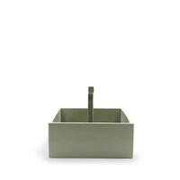 Toolbox Box Low Oak/ Green