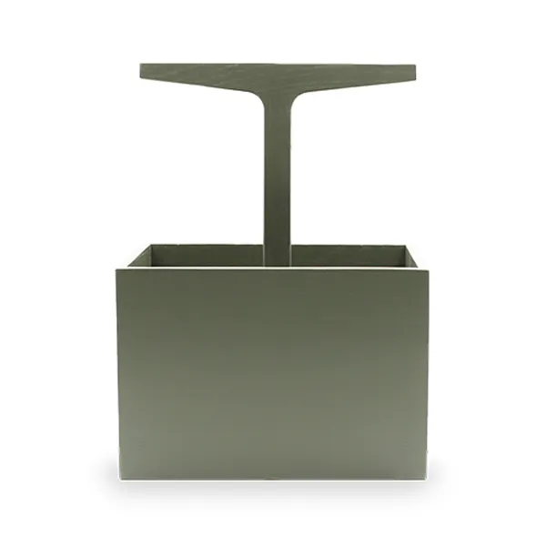 Toolbox Box High Oak/ Green