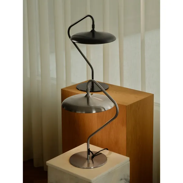 Artist Tischlampe Edelstahl