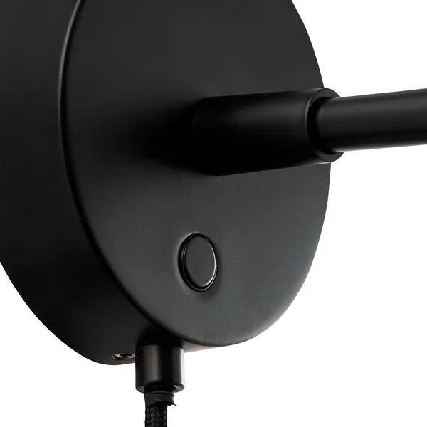 Darci Wall Lamp Short Black