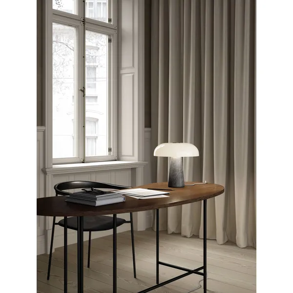 Lampa Stołowa Stołowa Glossy Szary