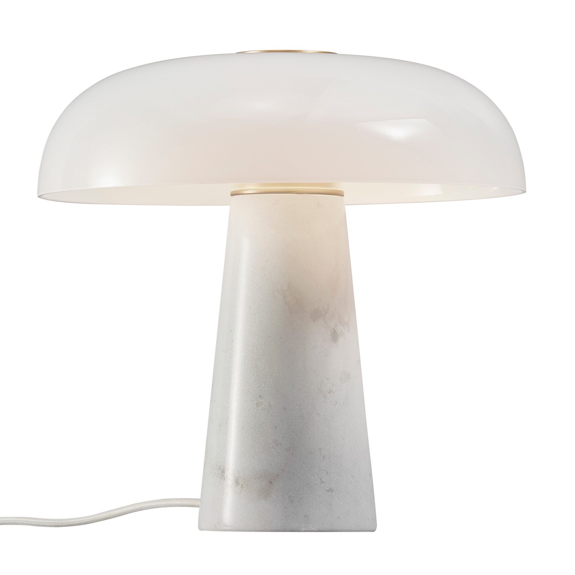 Glansig Bordslampa Vit