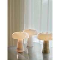 Glanzende Tafellamp Mini Beige
