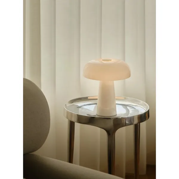 Glanzende Tafellamp Mini Wit