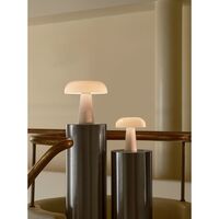 Glanzende Tafellamp Mini Wit