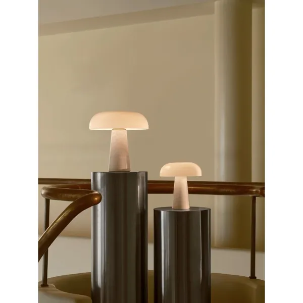 Glanzende Tafellamp Mini Wit