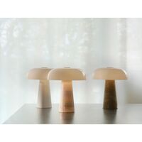 Glanzende Tafellamp Mini Wit