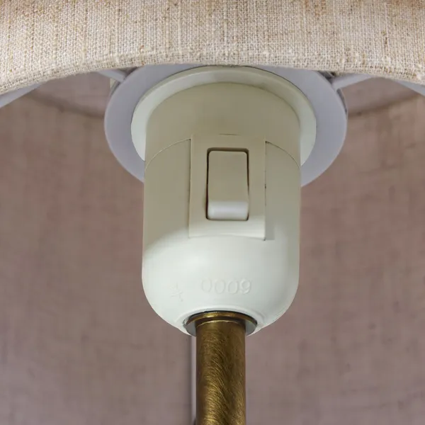 Takai Table Lamp Beige/ Marble