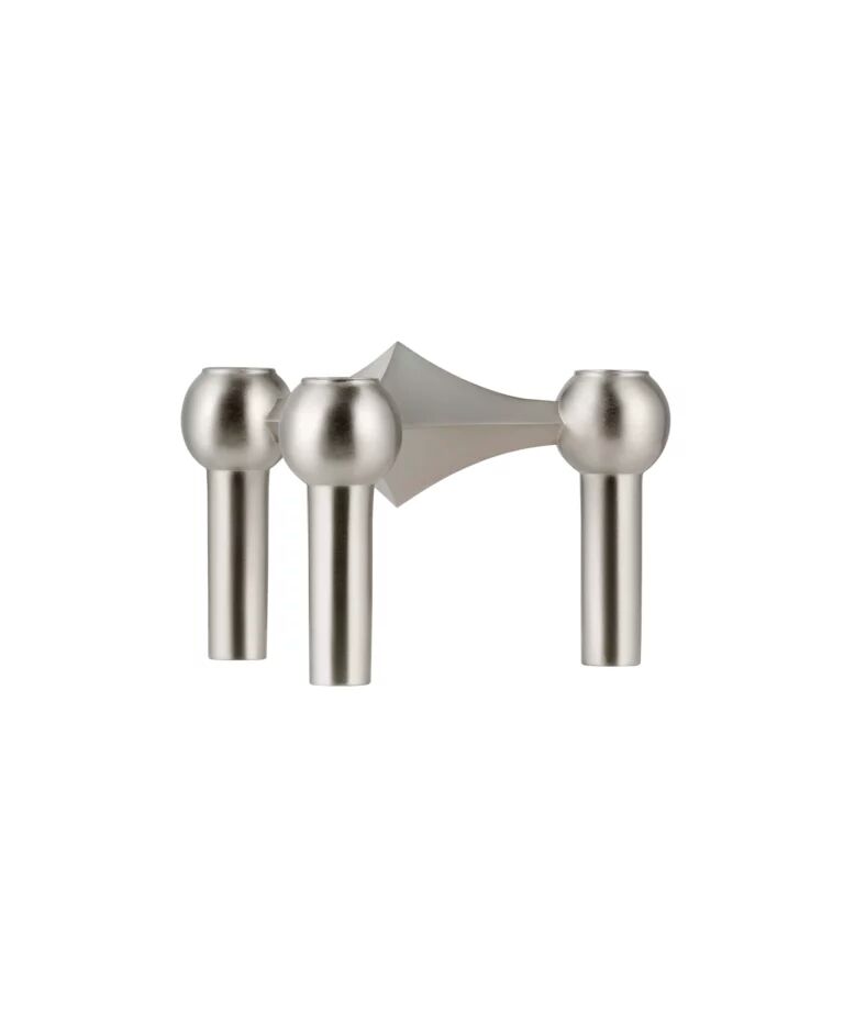 Bougeoir H6.5 Chrome Brossé