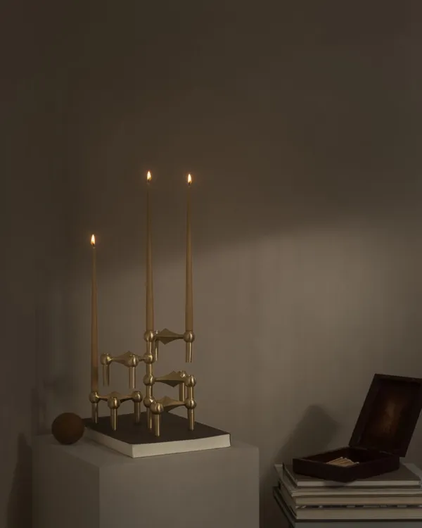 Candlestick H6.5 Brushed Brass