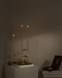 Candlestick H6.5 Brushed Brass