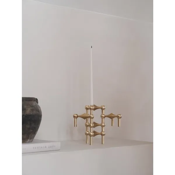Candlestick H6.5 Brushed Brass