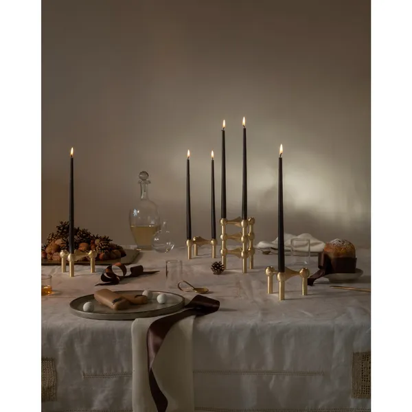 Candlestick H6.5 Brushed Brass