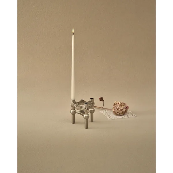 Quist Candlestick H5.9 Brushed Chrome