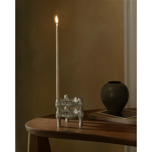 Quist Candlestick H5.9 Brushed Chrome