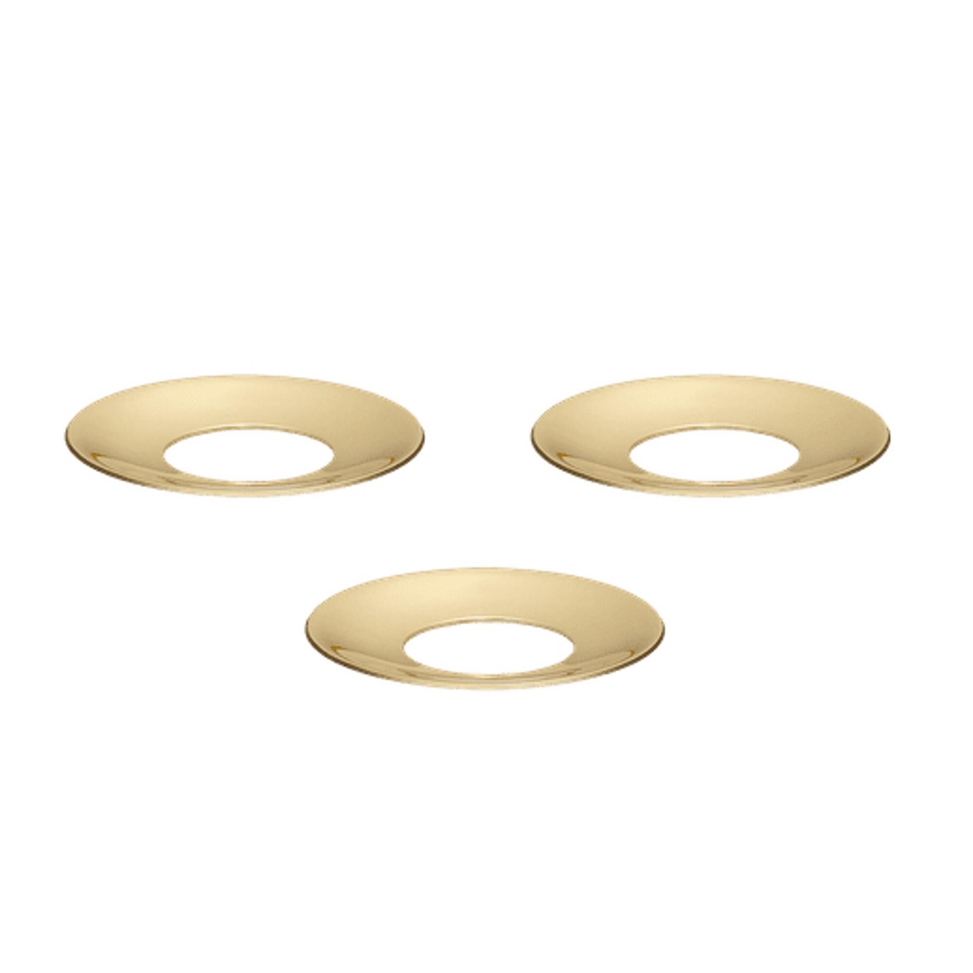 Light Manschette 3er-Pack Massives Messing